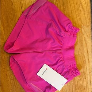SUPER RARE pow pink hotty hot lululemon shorts